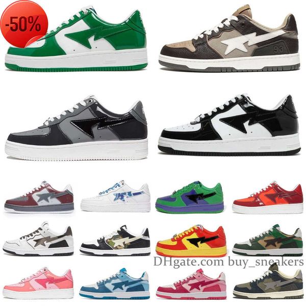 sta baped sta running shoes sk8 bapesta designer camo black white green red orange camouflage men women fashionable sports sneakers classics, Gray
sta baped sta running shoes sk8 bapesta designer camo black white green red orange camouflage men women fashionable sports sneakers classics, Gray