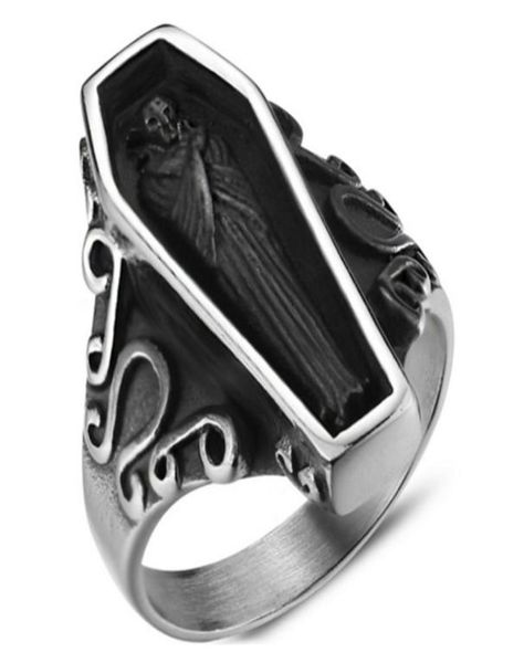 vintage men stainless steel ring portrait vampire coffin ghost gothic punk for male boyfriend gift4325419, Silver
vintage men stainless steel ring portrait vampire coffin ghost gothic punk for male boyfriend gift4325419, Silver