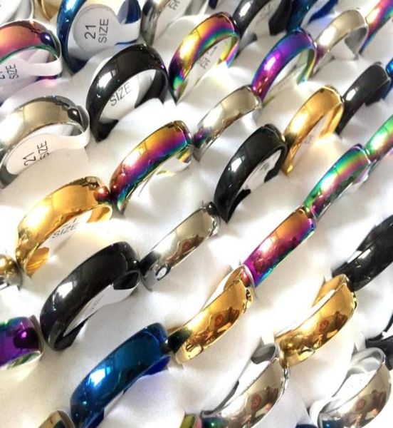 50pcs shiny 5 color mix 6mm band width comfortfit quality men women stainless steel wedding rings whole trendy jewelry bulk l715842858161, Silver
50pcs shiny 5 color mix 6mm band width comfortfit quality men women stainless steel wedding rings whole trendy jewelry bulk l715842858161, Silver