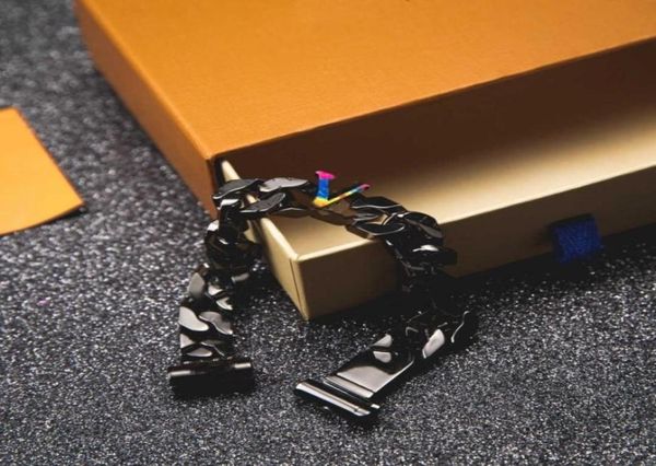 luxury bracelet designer jewelry colorful letter tungsten steel men bracelets buckle fashion charm stainless steel thic7765582, Golden;silver
luxury bracelet designer jewelry colorful letter tungsten steel men bracelets buckle fashion charm stainless steel thic7765582, Golden;silver