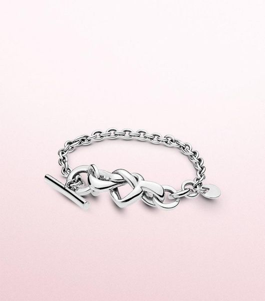 arrival sterling silver t hand chain bracelets original box for knotted heart bracelet women luxury designer bracelet3396316, Black
arrival sterling silver t hand chain bracelets original box for knotted heart bracelet women luxury designer bracelet3396316, Black