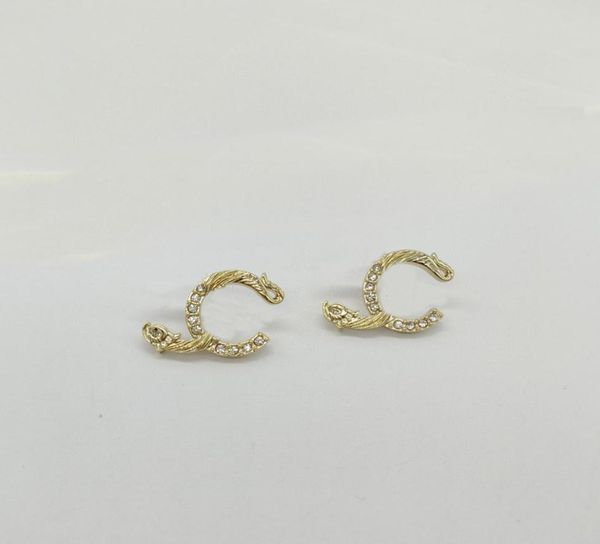 2023 luxury quality charm stud earring with diamond and animal design in 18k gold plated have box stamp ps7589a1908025, Golden
2023 luxury quality charm stud earring with diamond and animal design in 18k gold plated have box stamp ps7589a1908025, Golden