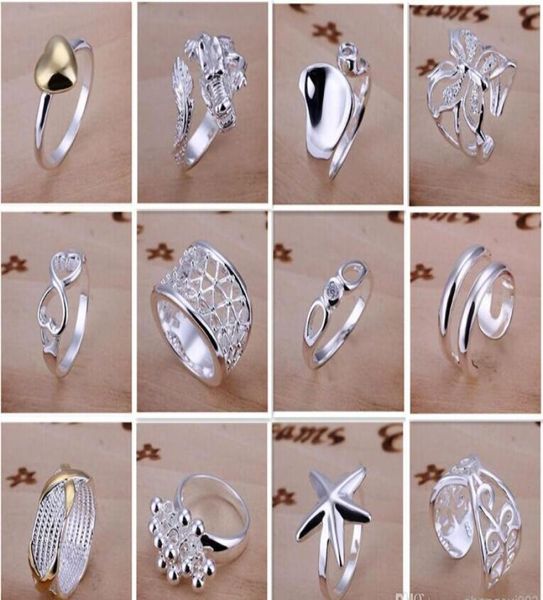 new arrive 925 silver jewelry 50pcs lot charming women girls finge rings multi styles rings mix size mix order 17619275543
new arrive 925 silver jewelry 50pcs lot charming women girls finge rings multi styles rings mix size mix order 17619275543