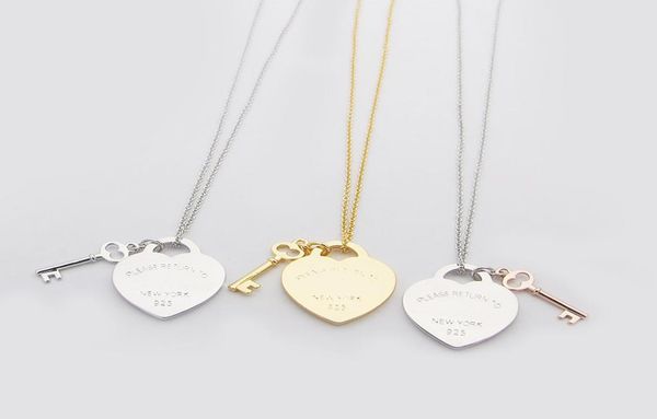 womens love heart pendant necklaces designer jewelry key necklaces for women goldsilverrose with full package of brand as weddin4135560, Silver
womens love heart pendant necklaces designer jewelry key necklaces for women goldsilverrose with full package of brand as weddin4135560, Silver