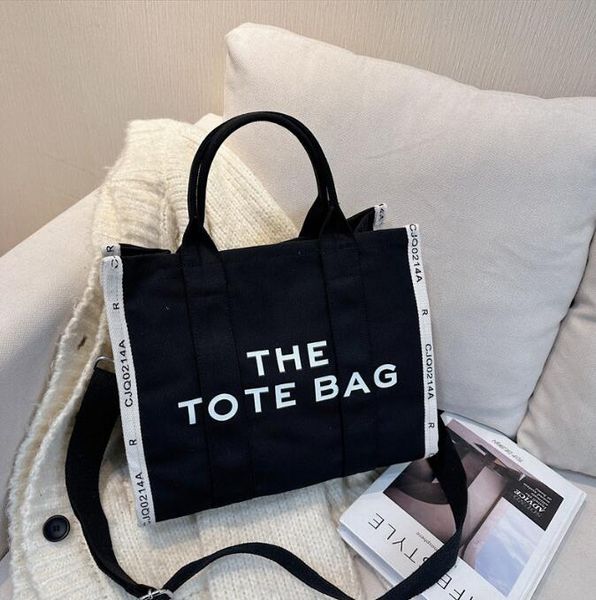 the tote bag lady famous designer large capacity women's letter canvas casual bag, Black;red
the tote bag lady famous designer large capacity women's letter canvas casual bag, Black;red