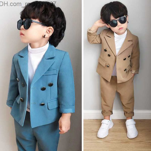 clothing sets spring and autumn children's double chest set boys' solid color jacket pants 2-piece clothing set children's ho, White
clothing sets spring and autumn children's double chest set boys' solid color jacket pants 2-piece clothing set children's ho, White