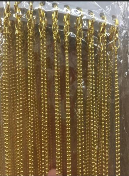 480pcs gold plated ball chains necklace 45cm 18 inch 12mm great for scrabble tilesglass tile pendantbottle caps and more3320545, Silver
480pcs gold plated ball chains necklace 45cm 18 inch 12mm great for scrabble tilesglass tile pendantbottle caps and more3320545, Silver
