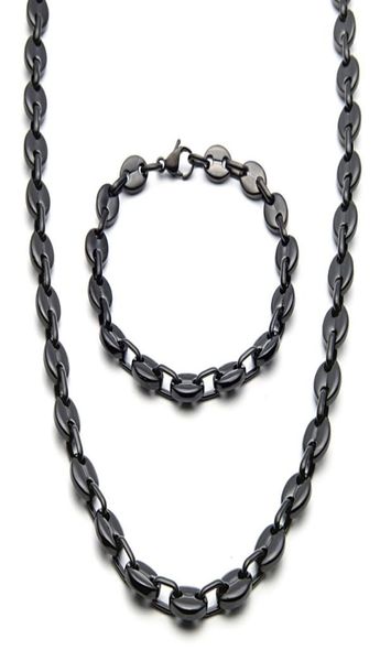 fashion jewlery 9mm wide brand new menwomen039s silverblackgolg tone stainless steel coffee bean link chain necklace bracele6077072, Silver
fashion jewlery 9mm wide brand new menwomen039s silverblackgolg tone stainless steel coffee bean link chain necklace bracele6077072, Silver
