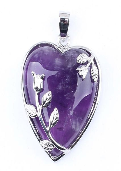 7 chakra crystal heart shaped natural stone pendants healing chakra reiki love charm bulk for jewelry making amethyst turquoise6729576, Silver
7 chakra crystal heart shaped natural stone pendants healing chakra reiki love charm bulk for jewelry making amethyst turquoise6729576, Silver