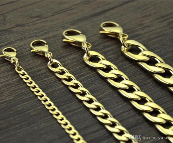 new never fade stainless steel figaro chain necklace 4 sizes men jewelry 18k real yellow gold plated 9mm chain necklaces for women1950246, Silver
new never fade stainless steel figaro chain necklace 4 sizes men jewelry 18k real yellow gold plated 9mm chain necklaces for women1950246, Silver