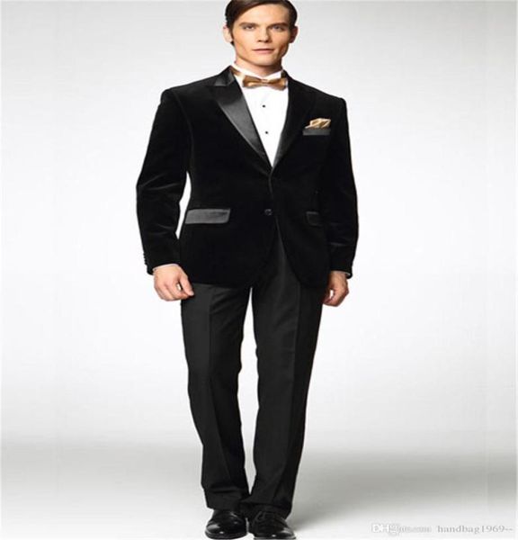 new arrivals two button black velvet groom tuxedos peak lapel groomsmen man blazer mens wedding suits jacketpantstie d805620081, Black;gray
new arrivals two button black velvet groom tuxedos peak lapel groomsmen man blazer mens wedding suits jacketpantstie d805620081, Black;gray