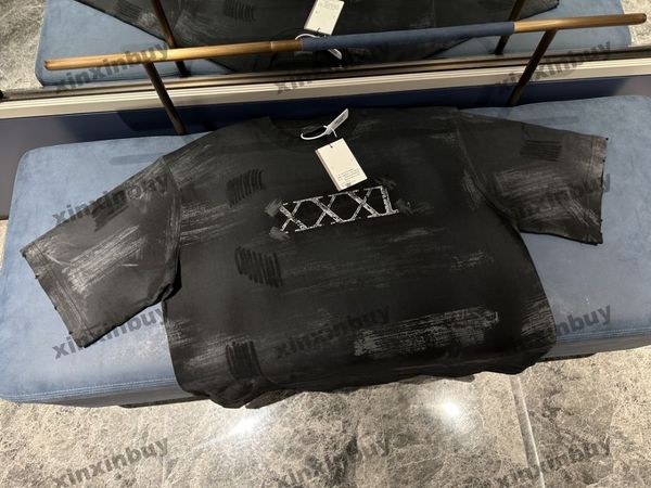 xinxinbuy men designer tee t shirt 23ss paris mud destroyed letter print short sleeve cotton women black blue white xs-2xl, Black;brown
xinxinbuy men designer tee t shirt 23ss paris mud destroyed letter print short sleeve cotton women black blue white xs-2xl, Black;brown