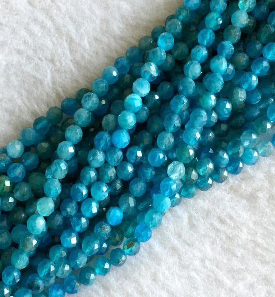 genuine natural blue apatite faceted round small beads 3mm 4mm 16quot 057395909796, Black
genuine natural blue apatite faceted round small beads 3mm 4mm 16quot 057395909796, Black