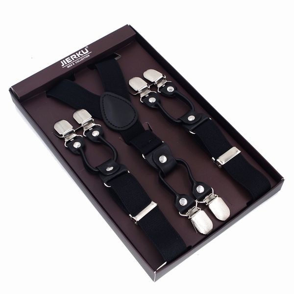 suspenders suspenders black leather 6 clips braces male vintage casual suspensorio trousers strap fatherhusband's gift 2.5*120cm 230717, Black;white
suspenders suspenders black leather 6 clips braces male vintage casual suspensorio trousers strap fatherhusband's gift 2.5*120cm 230717, Black;white