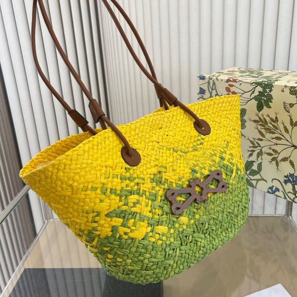 new women's tote bag designer bag fashion woven bag raffia shopping bag casual shoulder bag travel seaside beach bag color contrast bra
new women's tote bag designer bag fashion woven bag raffia shopping bag casual shoulder bag travel seaside beach bag color contrast bra
