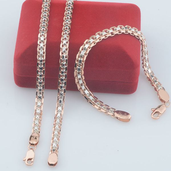 wedding jewelry sets fj 5mm women 585 white rose gold color weaing braid bracelet necklace set 230717, Slivery;golden
wedding jewelry sets fj 5mm women 585 white rose gold color weaing braid bracelet necklace set 230717, Slivery;golden