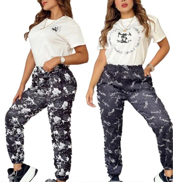 women's suits 2023 autumn new fashion letter printing women's two piece set luxury brand women's set, White
women's suits 2023 autumn new fashion letter printing women's two piece set luxury brand women's set, White