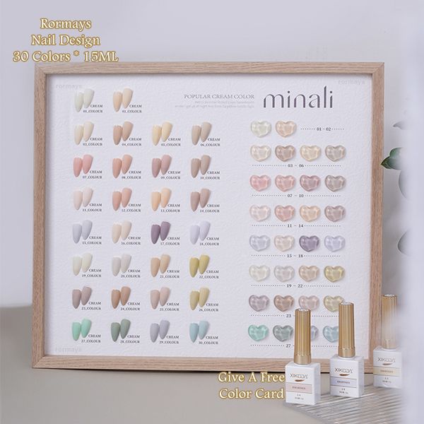 rormays 30 color gel nail polish set new spring and summer candy color macaron color mixed gel semi permanent immersion varnish uv led nail
rormays 30 color gel nail polish set new spring and summer candy color macaron color mixed gel semi permanent immersion varnish uv led nail