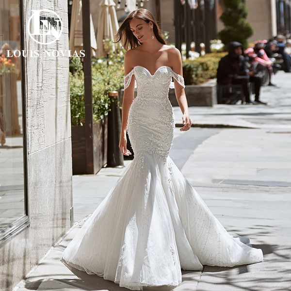mermaid wedding dress 2023 sweetheart off the shoulder appliques beading backless princess stretch dress for bride vestidos de novia, White
mermaid wedding dress 2023 sweetheart off the shoulder appliques beading backless princess stretch dress for bride vestidos de novia, White