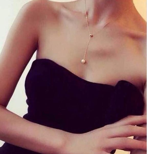 fashion jewelry beauty collarbone chain pearl pendant necklace long chain tassel necklaces for women student new simple necklace3895629, Silver
fashion jewelry beauty collarbone chain pearl pendant necklace long chain tassel necklaces for women student new simple necklace3895629, Silver