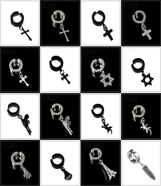 popular hip hop stainless steel painless ear clip earrings for menwomen punk black non piercing fake earrings jewelry gifts7573735, Silver
popular hip hop stainless steel painless ear clip earrings for menwomen punk black non piercing fake earrings jewelry gifts7573735, Silver