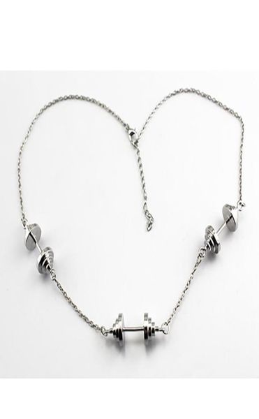 sporty fitness weightlifting gym necklace rhodium dumbbell barbell weight charm pendent link chain necklace hip hop jewelry6684079, Silver
sporty fitness weightlifting gym necklace rhodium dumbbell barbell weight charm pendent link chain necklace hip hop jewelry6684079, Silver