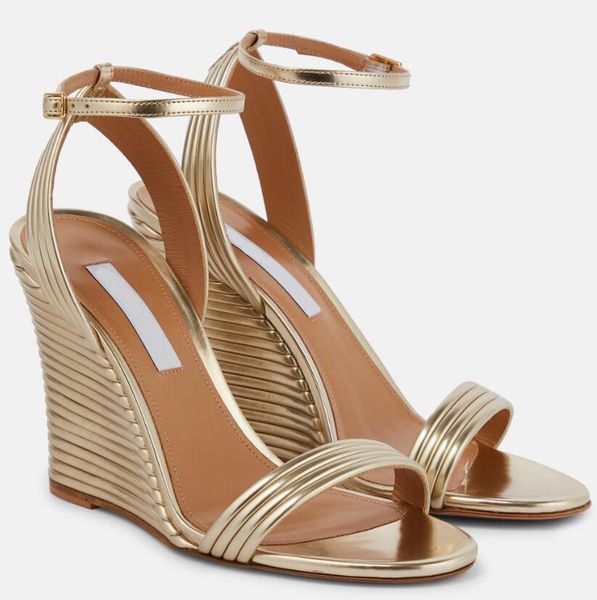 modern wow sandals made in italy women's wedge sandals artificial leather stripe round head open toe summer bridal evening dress party, Black
modern wow sandals made in italy women's wedge sandals artificial leather stripe round head open toe summer bridal evening dress party, Black