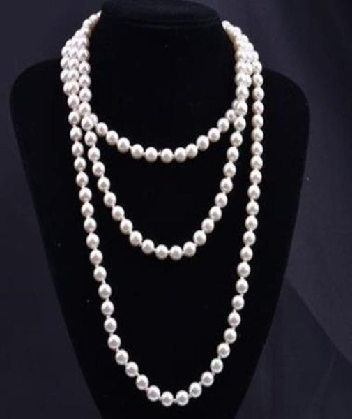 2021 fashion personality retro glass imitation pearl necklace women simple knotting multilayer long style a variety of colors to 5695258, Silver
2021 fashion personality retro glass imitation pearl necklace women simple knotting multilayer long style a variety of colors to 5695258, Silver
