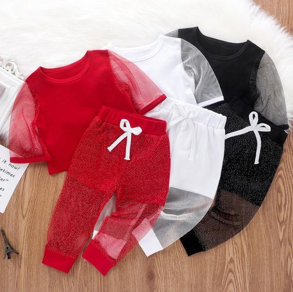 2020 new baby girls outfits kids lace sequins patchwork gauze pants 2pcs children princess sets a36392387160, White
2020 new baby girls outfits kids lace sequins patchwork gauze pants 2pcs children princess sets a36392387160, White