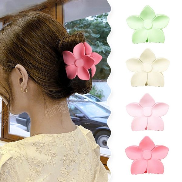 7cm colorful new flower hairpin sweet hair grab clip ponytail hair claw women girls hair accessories, Slivery;white
7cm colorful new flower hairpin sweet hair grab clip ponytail hair claw women girls hair accessories, Slivery;white