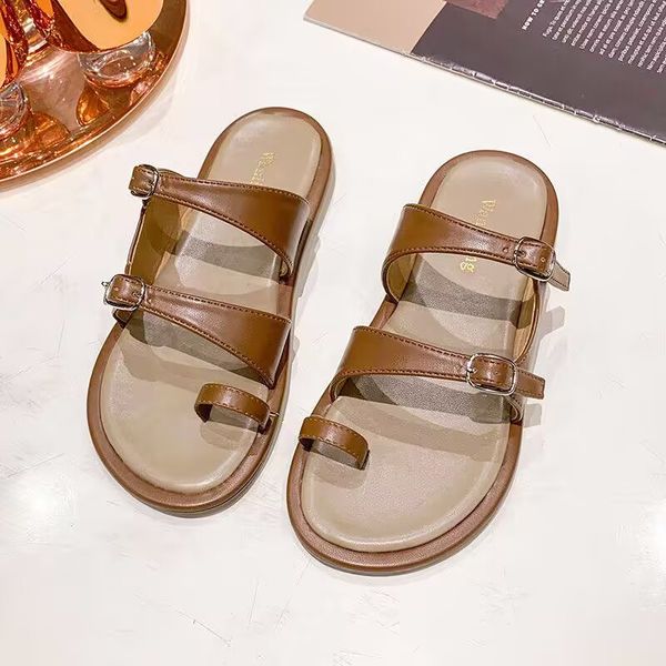 summer women's slippers fashion simple comfortable protection all match personality casual cute fairy wind beach sandals, Black
summer women's slippers fashion simple comfortable protection all match personality casual cute fairy wind beach sandals, Black