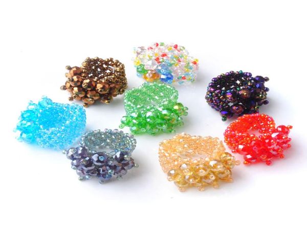wojiaer fashion rings jewelry purple light white crystal faceted beads weave adjustable stretch finger ring bj3006146545, Golden;silver
wojiaer fashion rings jewelry purple light white crystal faceted beads weave adjustable stretch finger ring bj3006146545, Golden;silver
