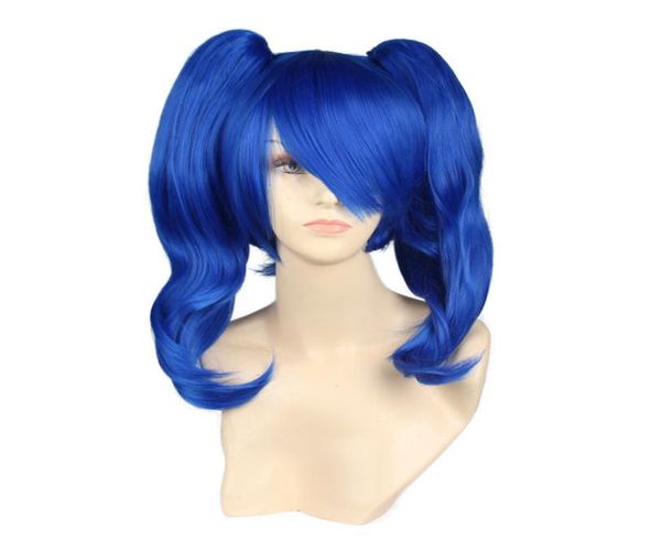synthetic wigs short blue cosplay heat resistant costume wig for women with bun hair8430024, Black
synthetic wigs short blue cosplay heat resistant costume wig for women with bun hair8430024, Black