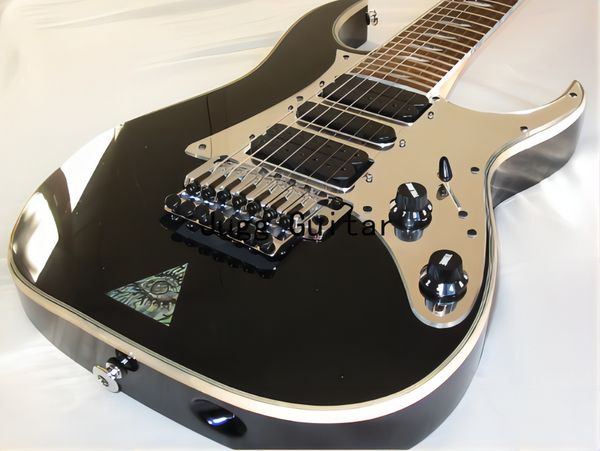 steve black 7-string 7v electric guitar mirror pickguard, floyd rose, tremolo, abalone, disappearing pyramid mosaic, uv777, universe
steve black 7-string 7v electric guitar mirror pickguard, floyd rose, tremolo, abalone, disappearing pyramid mosaic, uv777, universe