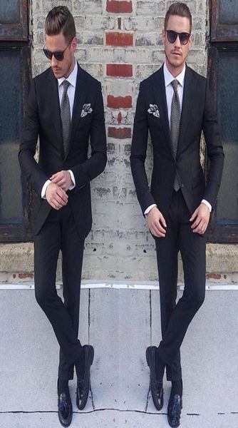 new classic style groom tuxedos two button black peak lapel groomsmen man suit mens wedding suits jacketpantstie 3516021629, Black;gray
new classic style groom tuxedos two button black peak lapel groomsmen man suit mens wedding suits jacketpantstie 3516021629, Black;gray