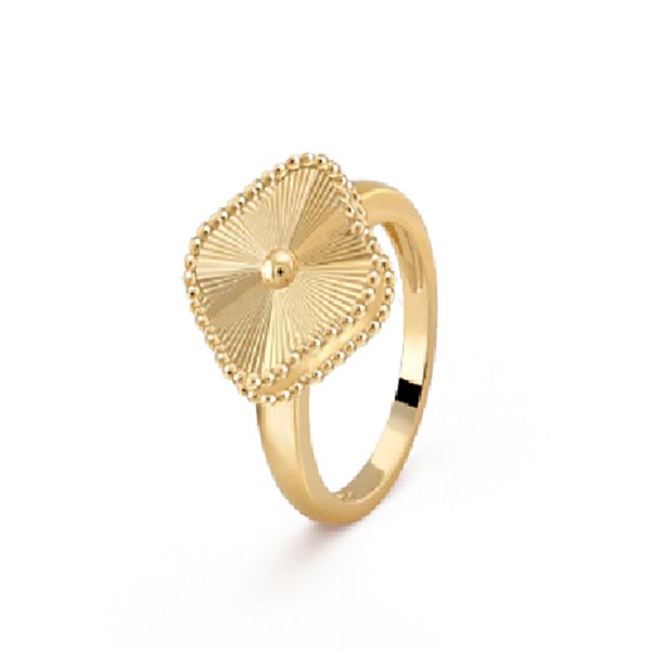 band rings laser gold four cleef clover ring big flower vintage style desinger jewelry women ring luxury engagement wedding anniversary part, Silver
band rings laser gold four cleef clover ring big flower vintage style desinger jewelry women ring luxury engagement wedding anniversary part, Silver