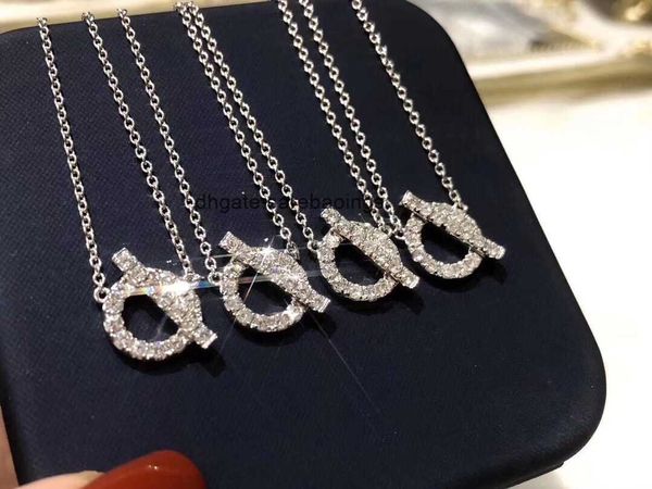 aher mas designer luxury nacklace silver pig nose necklace fashion versatile h full diamond collar chain
aher mas designer luxury nacklace silver pig nose necklace fashion versatile h full diamond collar chain