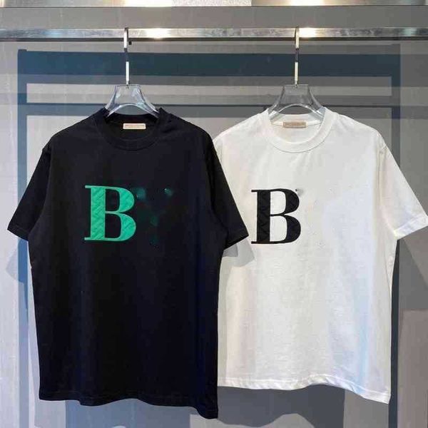 designer t shirt classic brand lettering printed men's and women's oversized round neck short sleeve t-shirt high level, White
designer t shirt classic brand lettering printed men's and women's oversized round neck short sleeve t-shirt high level, White