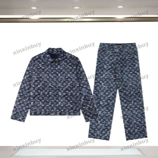 xinxinbuy men designer coat jacket paris tie dye destroyed denim jacket long sleeve women black blue s-xl, Black;brown
xinxinbuy men designer coat jacket paris tie dye destroyed denim jacket long sleeve women black blue s-xl, Black;brown