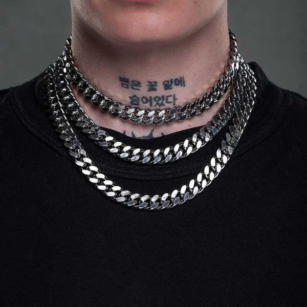 strands 2023 fashion cuban chain necklace men handmade simple stainless steel link for jewelry gift 230613, Black
strands 2023 fashion cuban chain necklace men handmade simple stainless steel link for jewelry gift 230613, Black