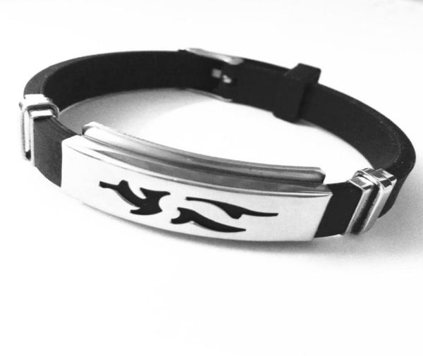 whole 2016 new stainless steel cuff bracelets bangles silicone wristbands bracelet men jewelry 8818936, White
whole 2016 new stainless steel cuff bracelets bangles silicone wristbands bracelet men jewelry 8818936, White