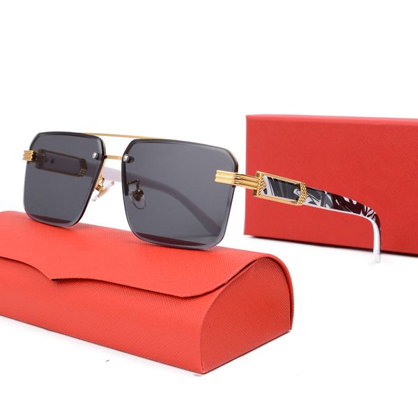 man carti glasses designer rimless sunglasses men women fashion frameless rectangle coating buffalo horn sunglass uv400 eyeglass wooden mens, White;black
man carti glasses designer rimless sunglasses men women fashion frameless rectangle coating buffalo horn sunglass uv400 eyeglass wooden mens, White;black