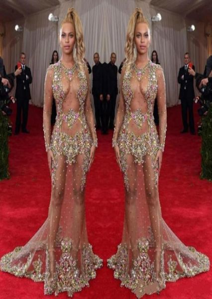 sheer beaded prom dress beyonce met ball red carpet dresses illusion long sleeves evening dresses formal party gowns1205025, Black;red
sheer beaded prom dress beyonce met ball red carpet dresses illusion long sleeves evening dresses formal party gowns1205025, Black;red
