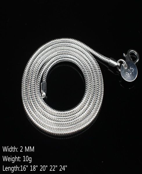 2mm 925 sterling silver smooth chains necklaces for women fashion lobster clasp jewelry ladies chain size 16-24 inch wholesale3247521
2mm 925 sterling silver smooth chains necklaces for women fashion lobster clasp jewelry ladies chain size 16-24 inch wholesale3247521