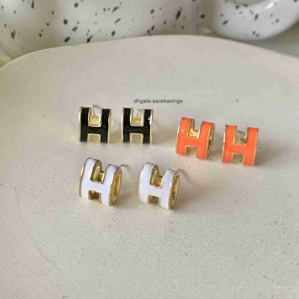 aher mas luxury designer earring h letter orange enamel earrings classic oil dropping multi color silver needle small earrings qd2a, Golden
aher mas luxury designer earring h letter orange enamel earrings classic oil dropping multi color silver needle small earrings qd2a, Golden