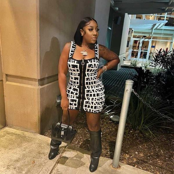 designer womens dresses 2023 summer new fashion digital positioning letter printed strap cardigan zipper casual dress, Black;gray
designer womens dresses 2023 summer new fashion digital positioning letter printed strap cardigan zipper casual dress, Black;gray
