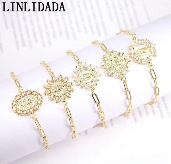 10pcs new design cz bracelet multi style cubic zircon micro pave virgin mary charm connector bracelet5650433, Black
10pcs new design cz bracelet multi style cubic zircon micro pave virgin mary charm connector bracelet5650433, Black