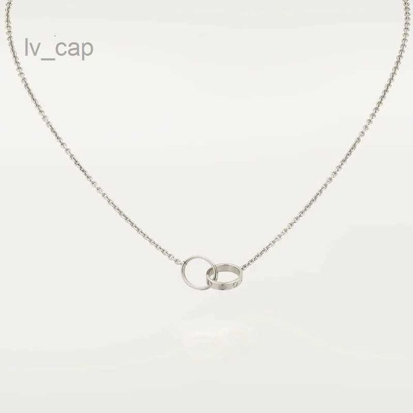 new classic design double loop charms pendant love necklace for women girls 316l titanium steel wedding jewelry collares collier, Silver
new classic design double loop charms pendant love necklace for women girls 316l titanium steel wedding jewelry collares collier, Silver