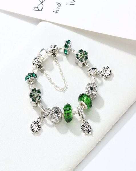 four leaf glass beads fit for charm braclets 925 silver bangle clover charms pendant diy student jewelry for girl women with bag o3432597, Golden;silver
four leaf glass beads fit for charm braclets 925 silver bangle clover charms pendant diy student jewelry for girl women with bag o3432597, Golden;silver