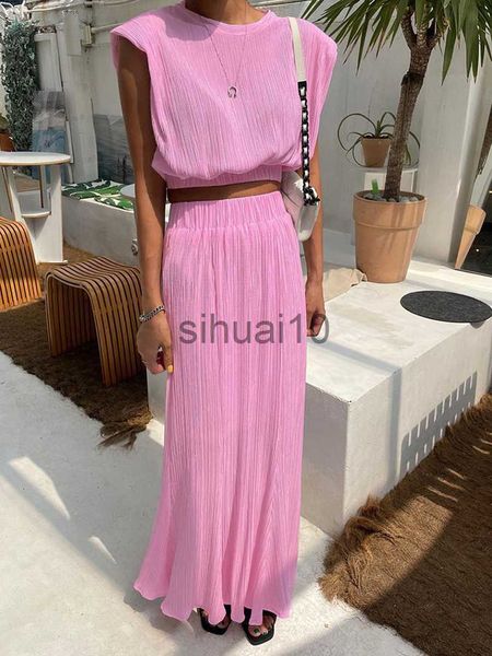women's two piece pants 2022 spring summer women solid elegant maxi skirt set outfits tank crop 2 two piece matching set women j230717, White
women's two piece pants 2022 spring summer women solid elegant maxi skirt set outfits tank crop 2 two piece matching set women j230717, White